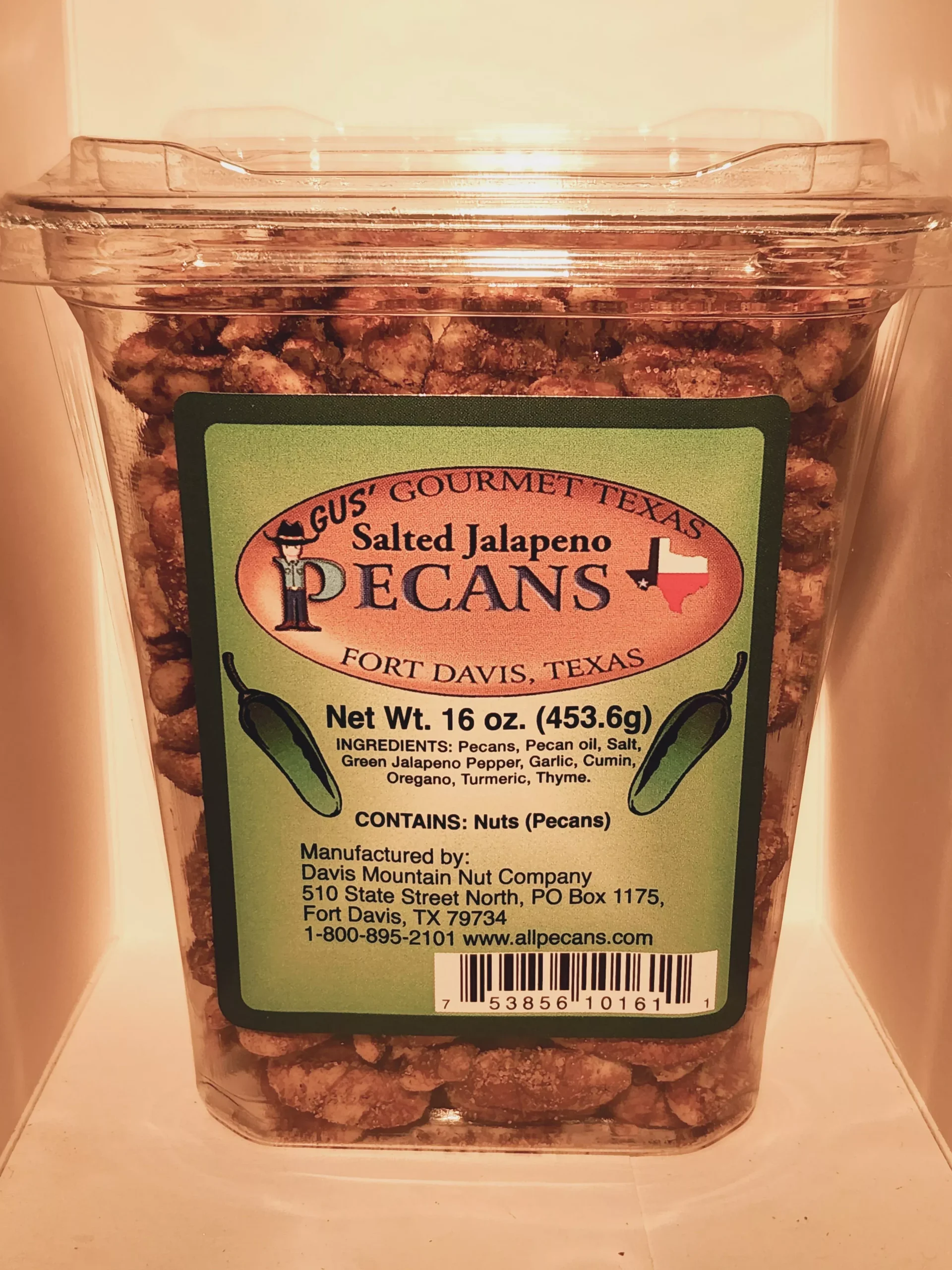 1 lb. Salted Jalapeno Pecans