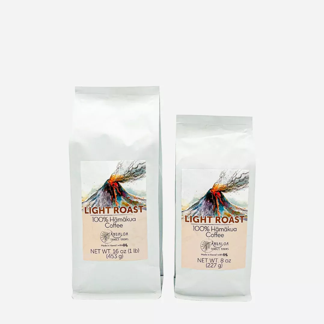 100% Hamakua Light Roast Coffee Beans