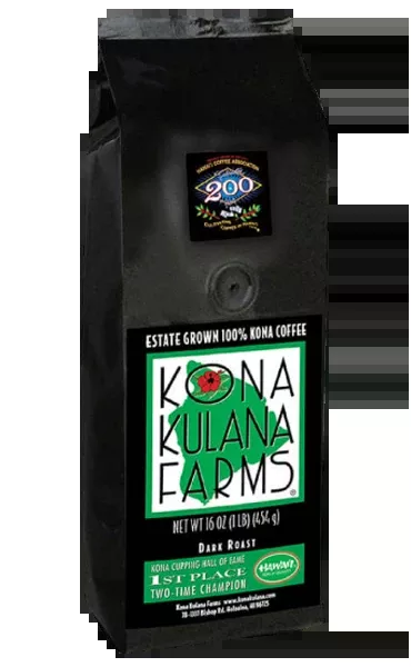 100% Kona Coffee, Dark Roast