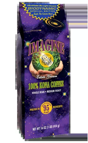100% Kona Coffee UltraViolet Blu Light Infused (Special Edition), Medium Roast