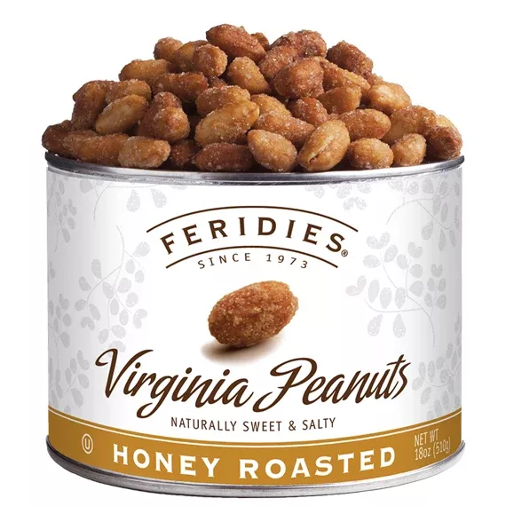 18oz Honey Roasted Virginia Peanuts