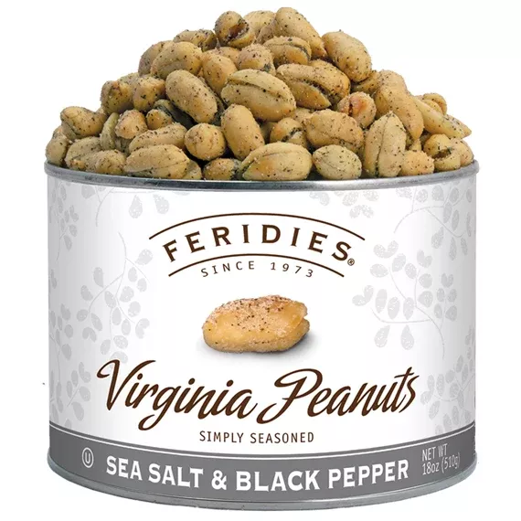 18oz Sea Salt & Black Pepper Virginia Peanuts