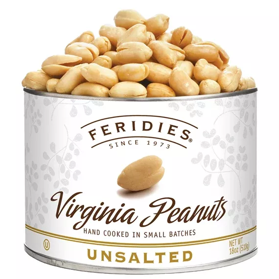 18oz Unsalted Virginia Peanuts