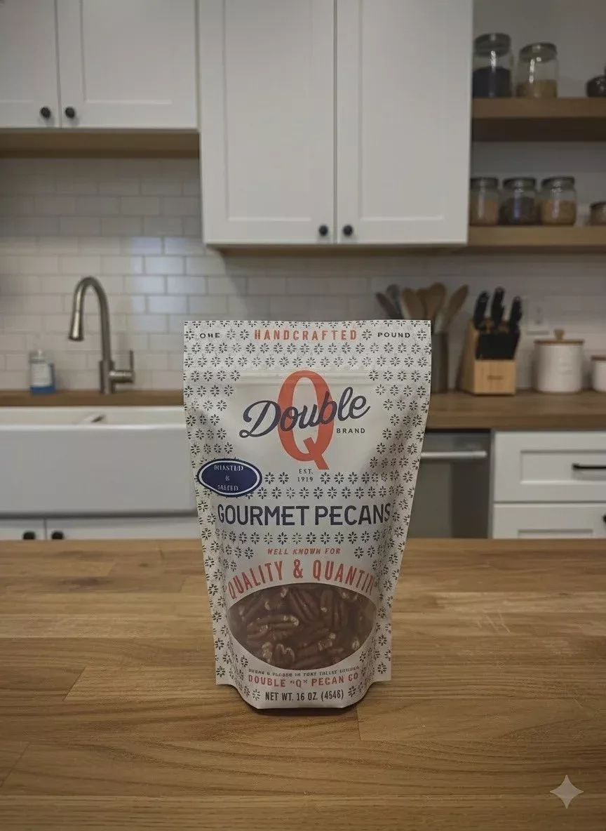 1lb Roasted & Salted Pecan Halves