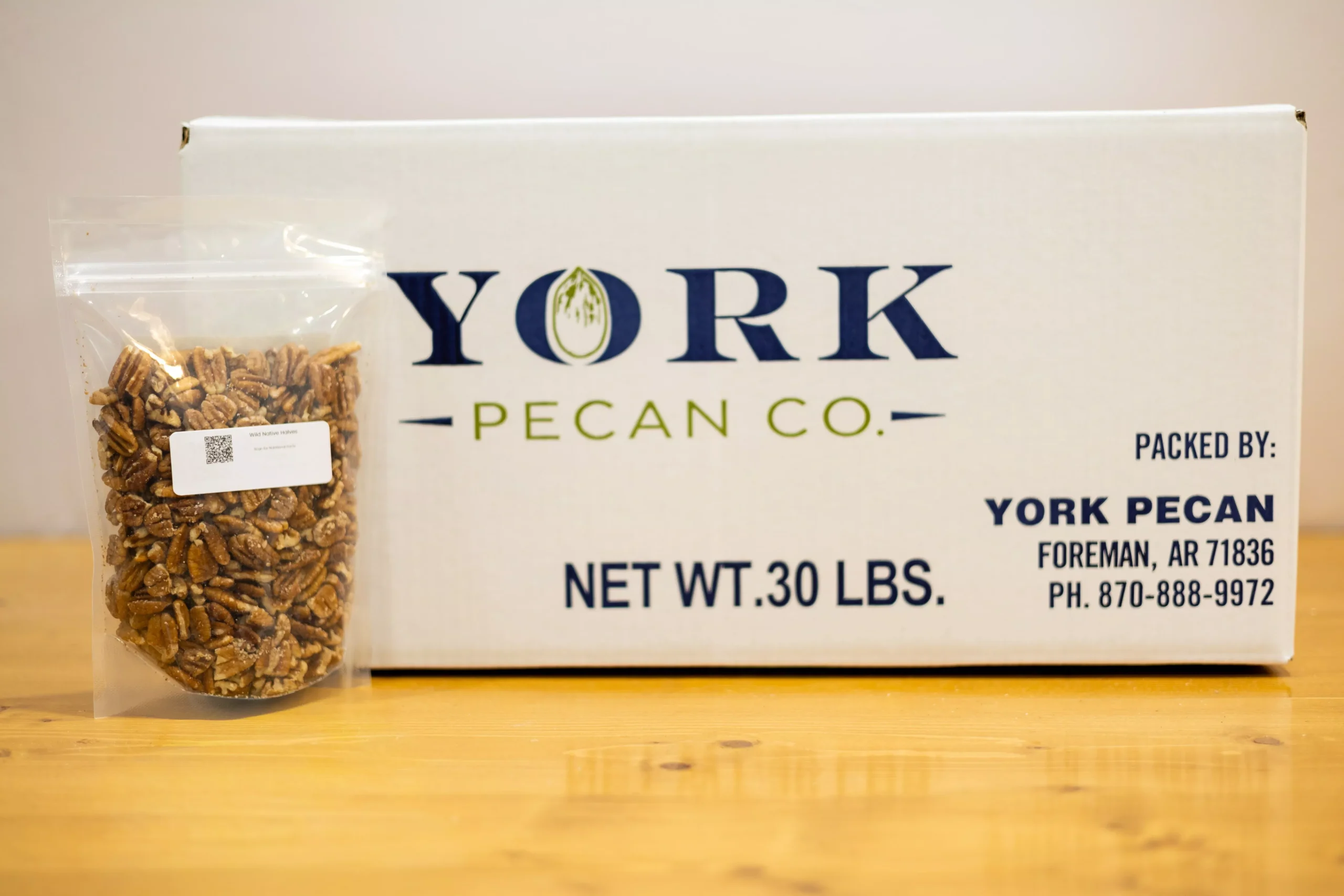 24 Pounds - Packaged Wild Native Halves