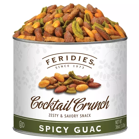 36oz Spicy Guac Cocktail Crunch Snack Mix