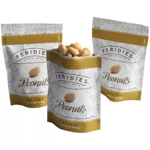 3oz Salted Virginia Peanuts 10 Pack