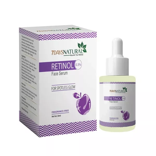 7 Days Organic Retinol Serum for Face - 30 ml