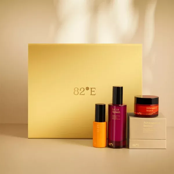 82°E By Deepika Padukone The Skincare Gift Kit In Gold - Kit
