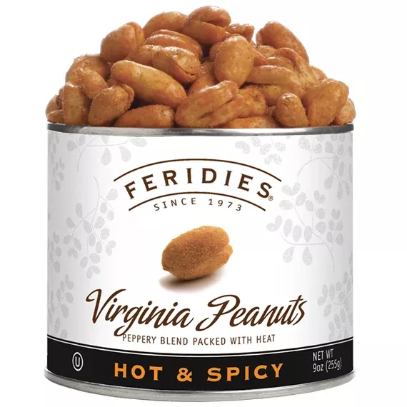9oz Hot & Spicy Virginia Peanuts