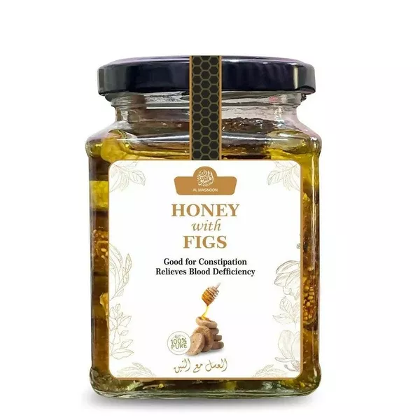 Al Masnoon Honey With Figs - 300 gm