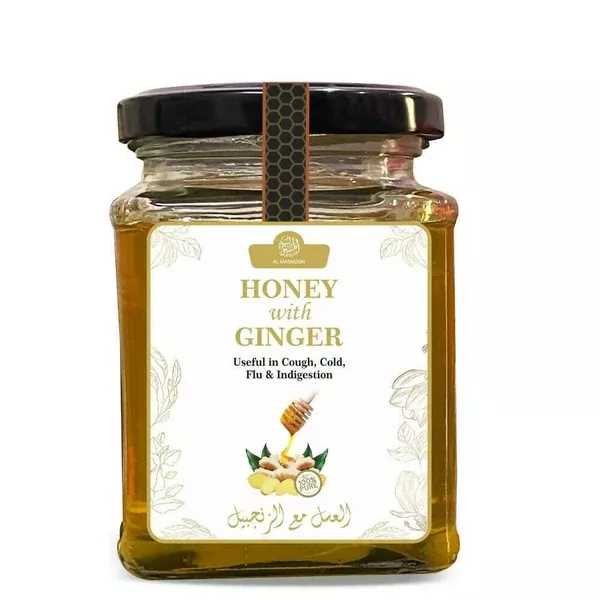 Al Masnoon Honey With Ginger - 300 gm