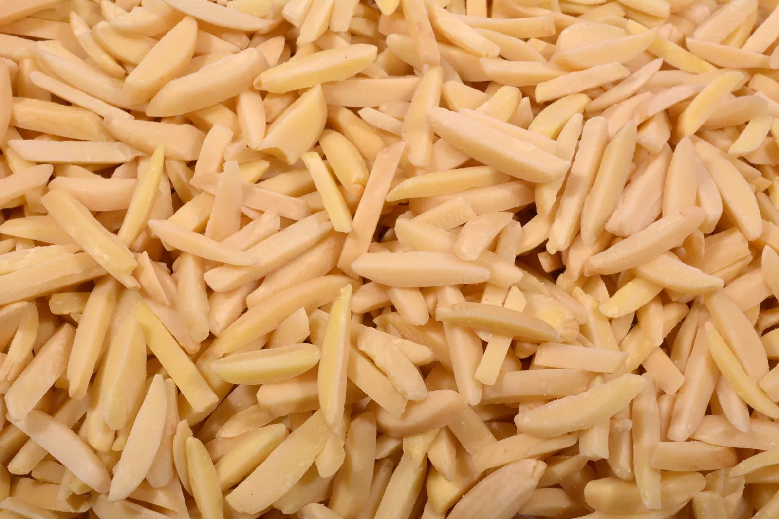 Almonds, Blanched Slivered -Half Pound