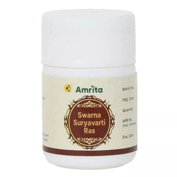 Amrita Swarna Suryavarti Ras Tablets - 30 tabs