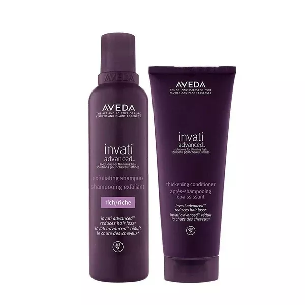 Aveda Invati Rich 2 Step Routine - Shampoo & Conditioner Combo - combo
