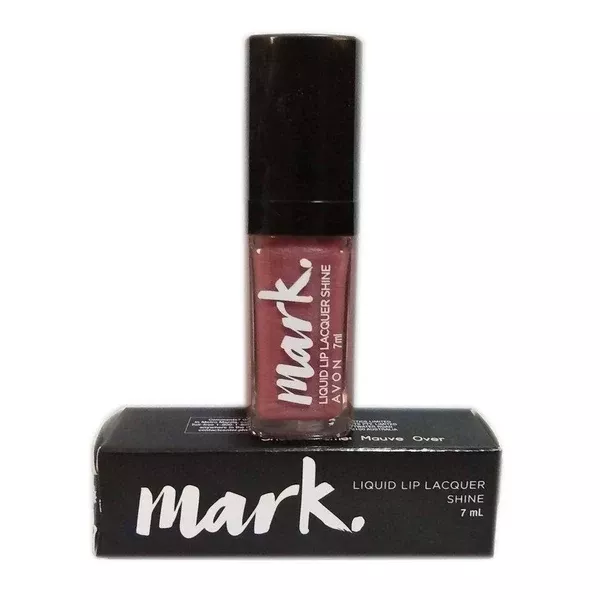 Avon Mark Liquid Lip Lacquer Shine - Mauve Over - 7 ml