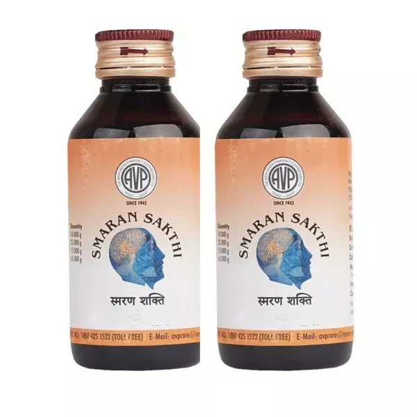 AVP Smaransakthi Syrup - 100 ml - Pack of 2