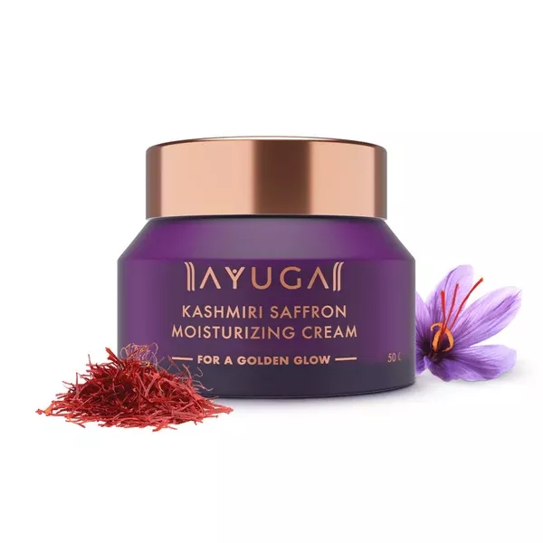 Ayuga Kashmiri Saffron Moisturizing Cream - 50 gm