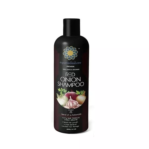 Ayurvedashree Red Onion Shampoo For Growth - 200 ml