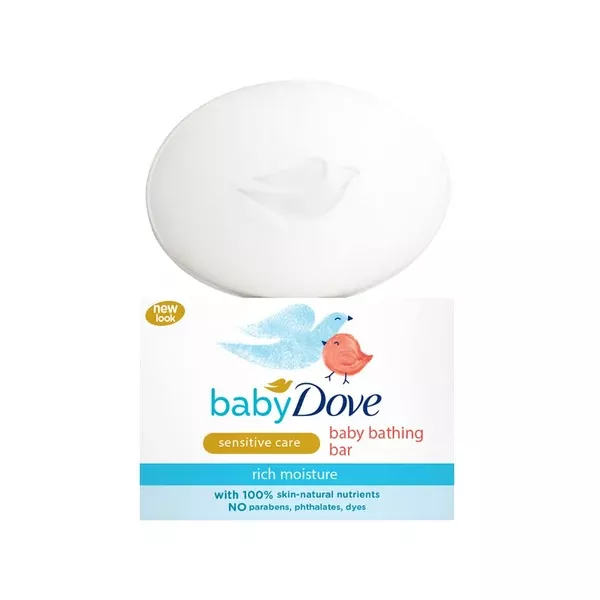 Baby Dove Rich Moisture Bathing Bar - Pack of 1 - 75 gm