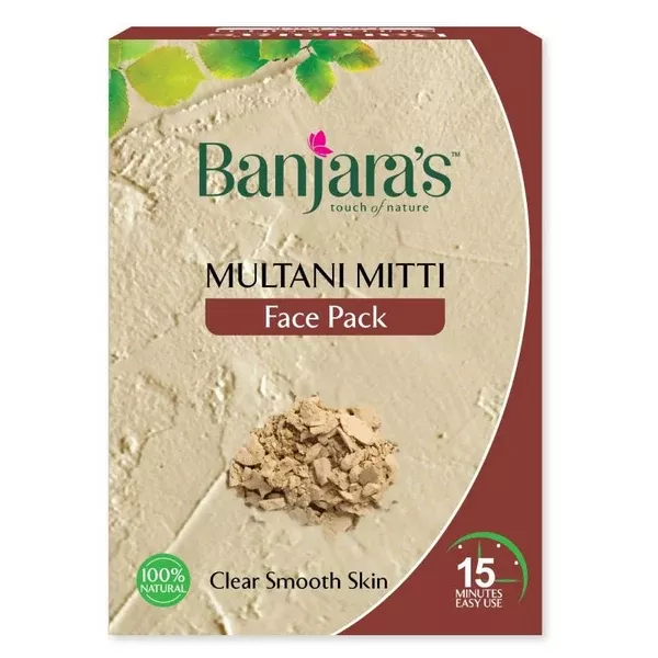 Banjara's Multani Mitti Face Pack Powder - 100 gm
