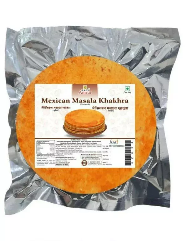 Baps Amrut Khakhra Mexican Masala - 500 gm