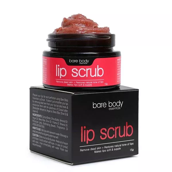 Bare Body Essentials Lip Scrub - 15 gm
