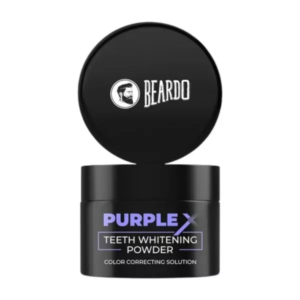 Beardo Purple X Teeth Whitening Powder - 50 gm