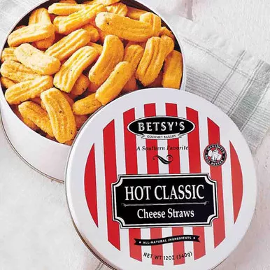 Betsy's Hot Classic Cheese Straws