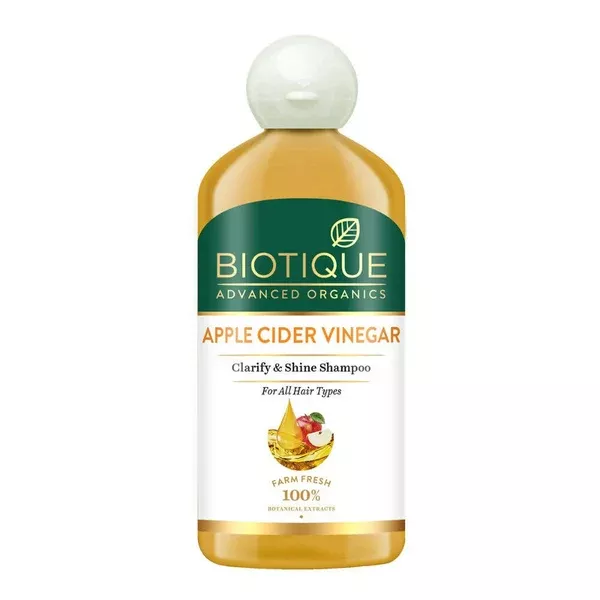 Biotique Advanced Organics Apple Cider Vinegar Clarify & Shine Shampoo - 300 ml
