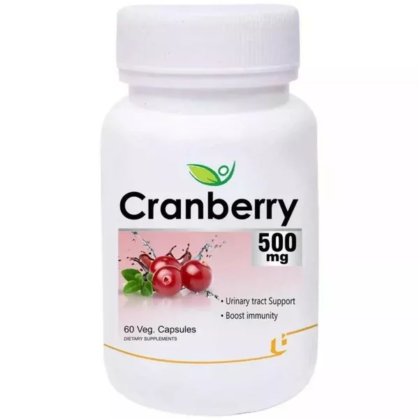 Biotrex Cranberry 500mg Veg Capsules - 60 caps