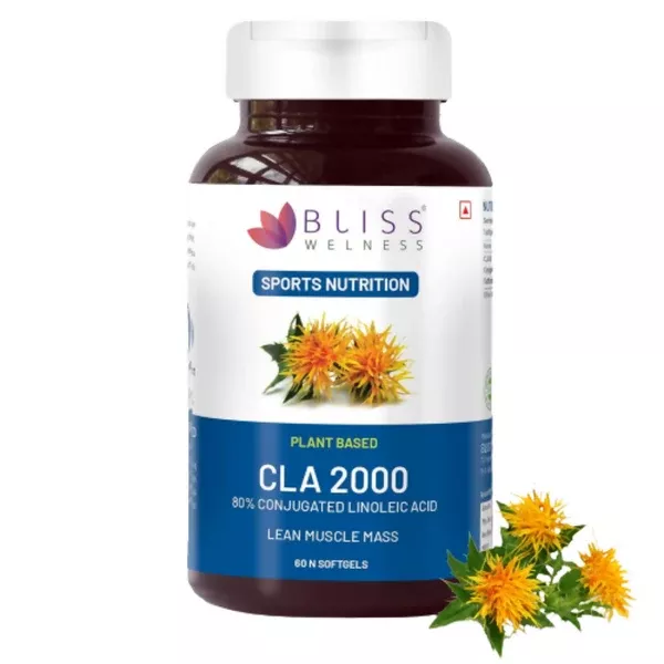 Bliss Welness CLA 2000 Softgel Capsules - 60 softgel caps