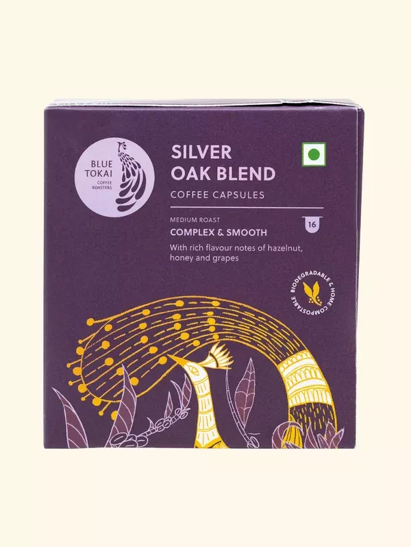 Blue Tokai Silver Oak Blend Coffee Capsules - 16 No.