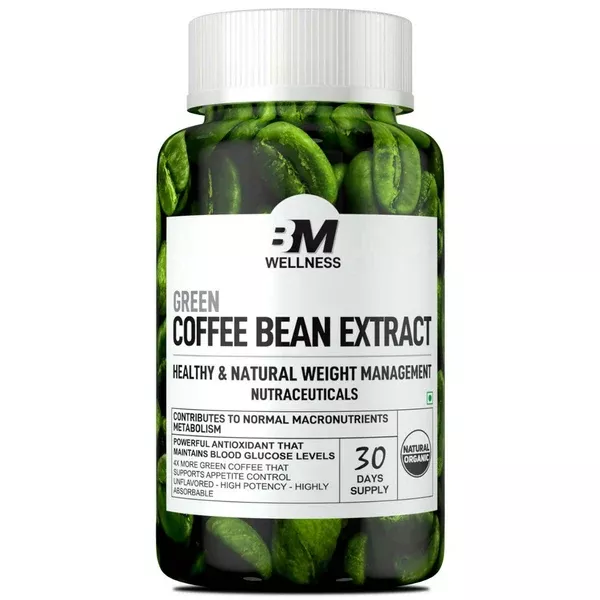 BM Wellness Green Coffee Bean Extract Tablets - 30 tabs