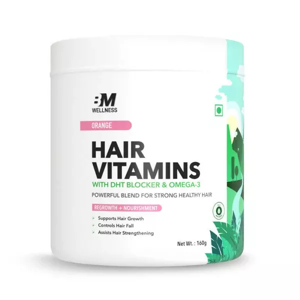 BM Wellness Hair Vitamins - Orange - 160 gm