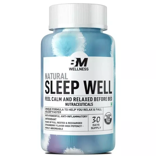 BM Wellness Natural Sleep Well Tablets (800mg) - 30 tabs