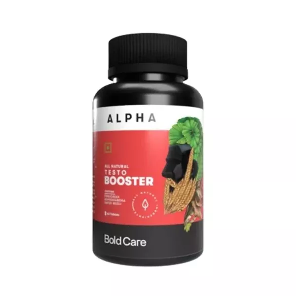 Bold Care Alpha Natural Testo Booster Tablets - 60 tabs