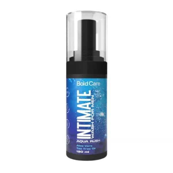 Bold Care Aqua Rush Intimate Wash for Men - 120 ml