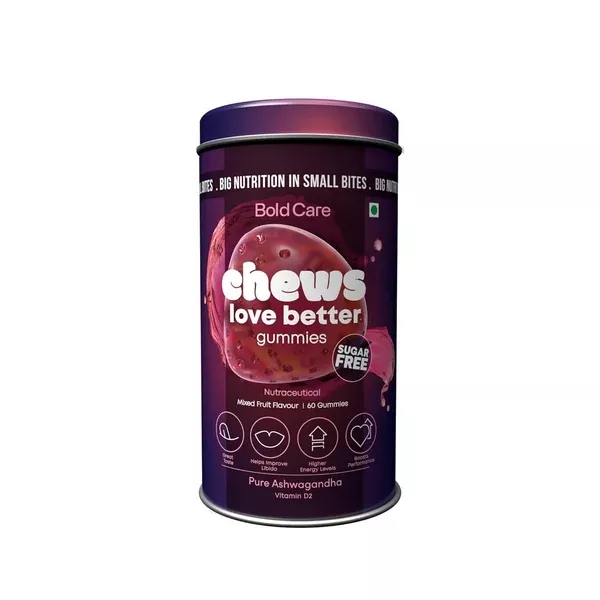 Bold Care Chew Love Better Gummies - 60 gummies