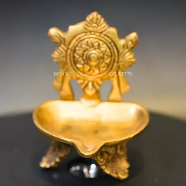 Brass Chakra Diya