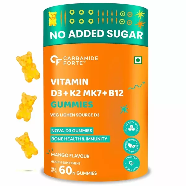 Carbamide Forte Vitamin D3 K2 B12 - Gummies - 60 gummies