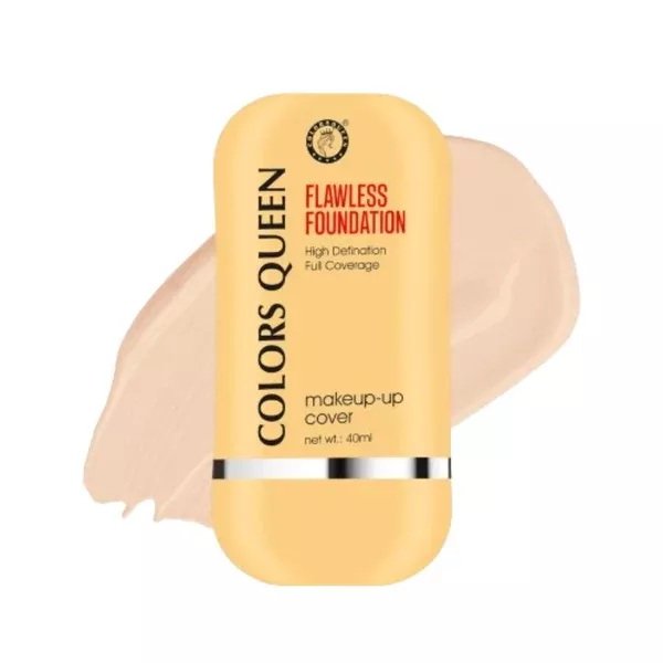 Colors Queen Flawless Foundation – 01 White Ivory - 40 ml