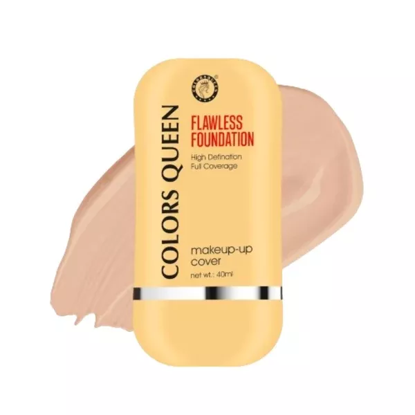 Colors Queen Flawless Foundation – 02 Rose Blush - 40 ml