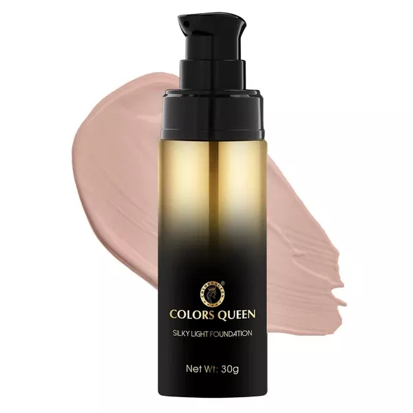 Colors Queen Silky Light Foundation - 02 Rose Blush - 30 gm