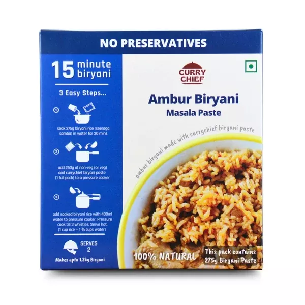 CurryChief Ambur Biryani Paste - 275 gm