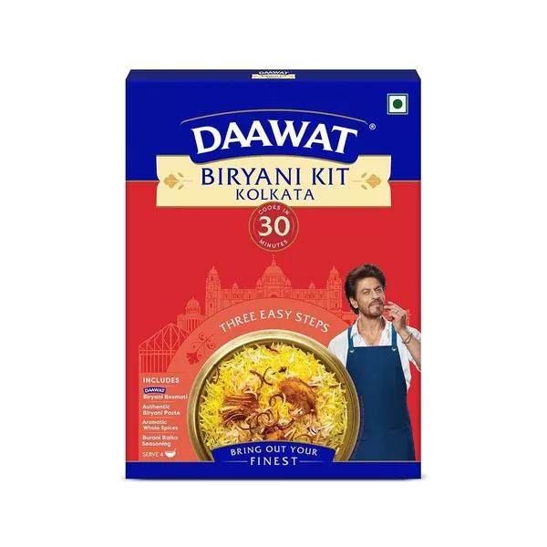 Daawat Biryani Kit Kolkata - Authentic Recipe - 334 gm