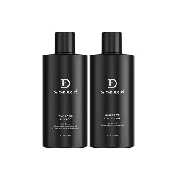 De Fabulous Marula Oil Shampoo + Conditioner Combo - combo (with pump)
