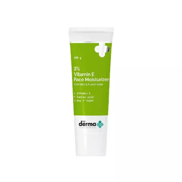 The Derma Co 3% Vitamin E Face Moisturizer For Dry & Flaky Skin - 100 gm