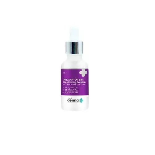 The Derma Co 30% AHA + 2% BHA Face Peeling Solution - 30 ml