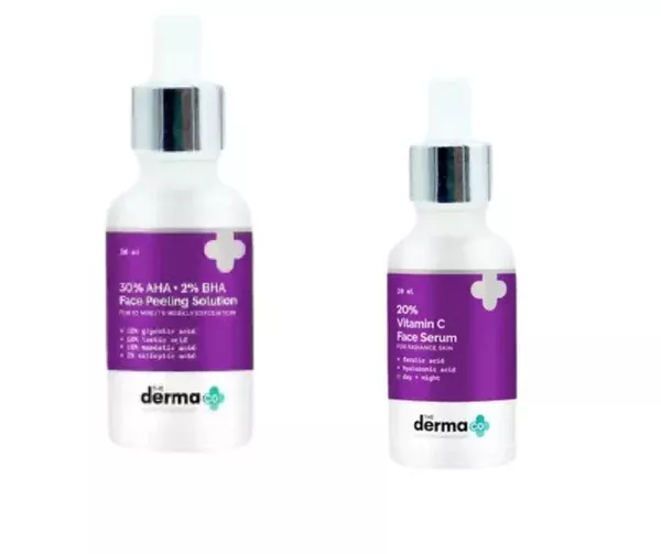 The Derma Co Exfoliate and Glow Combo - Combo Pack
